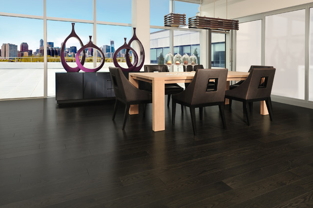 Mirage Red Oak Graphite Engineered Hardwood Flooring Modern