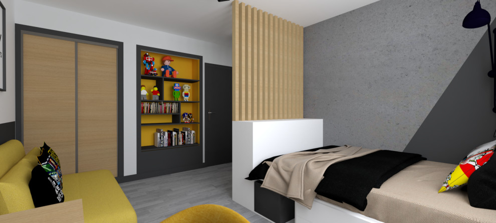 Aménagement d'intérieur - Maison - Chambres enfants et salle de bain