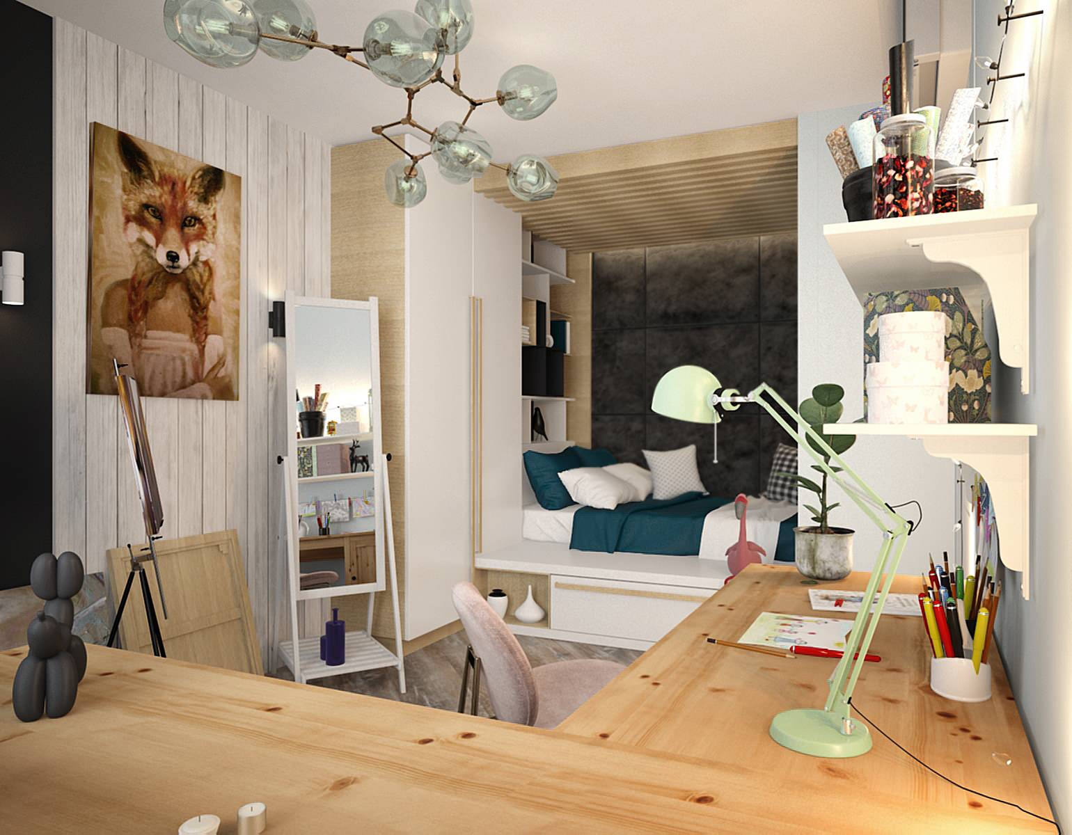 "Лофт", 105 кв. в ЖК "Гринада", 2019 г.