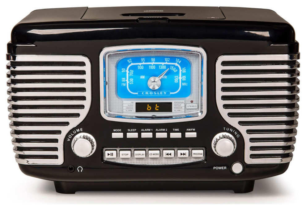 Corsair Radio Cd Player, Aqua Blue Home Electronics by Crosley