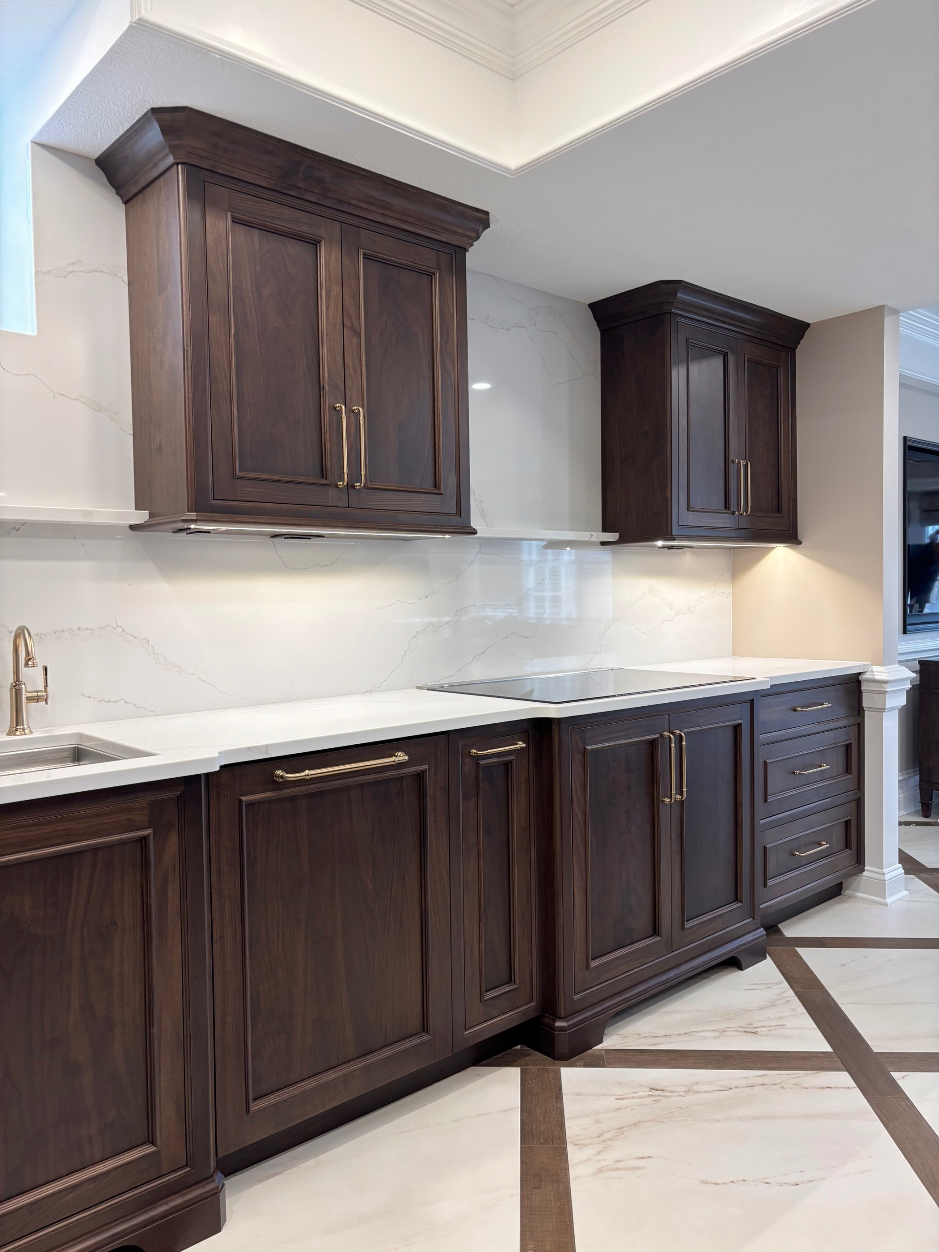 A Luxe and Timeless Lower-Level for Entertaining