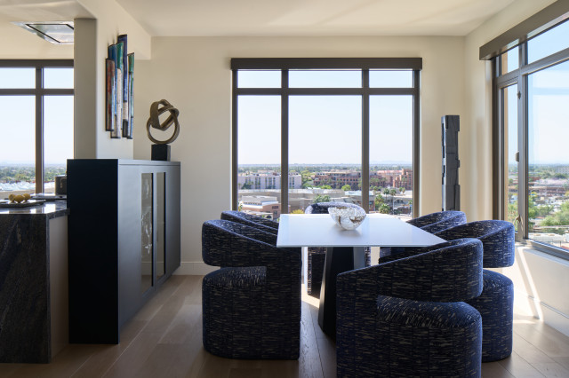 Tower Views contemporary-dining-room