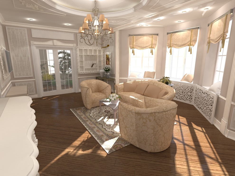 Гостиная в загородном доме