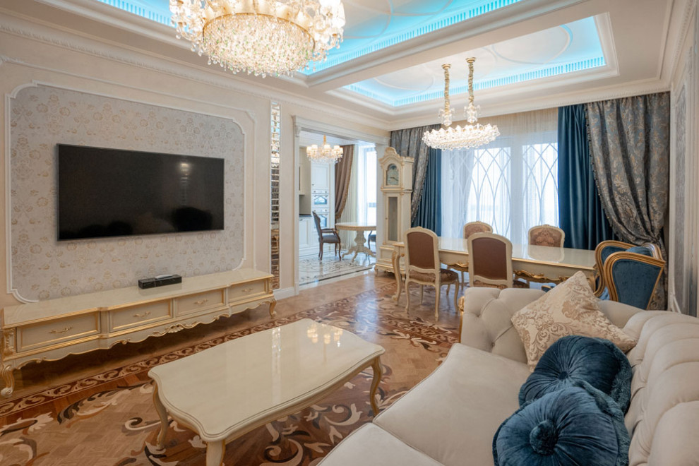 Ремонт 4-квартиры в ЖК Редсайд в классическом стиле!