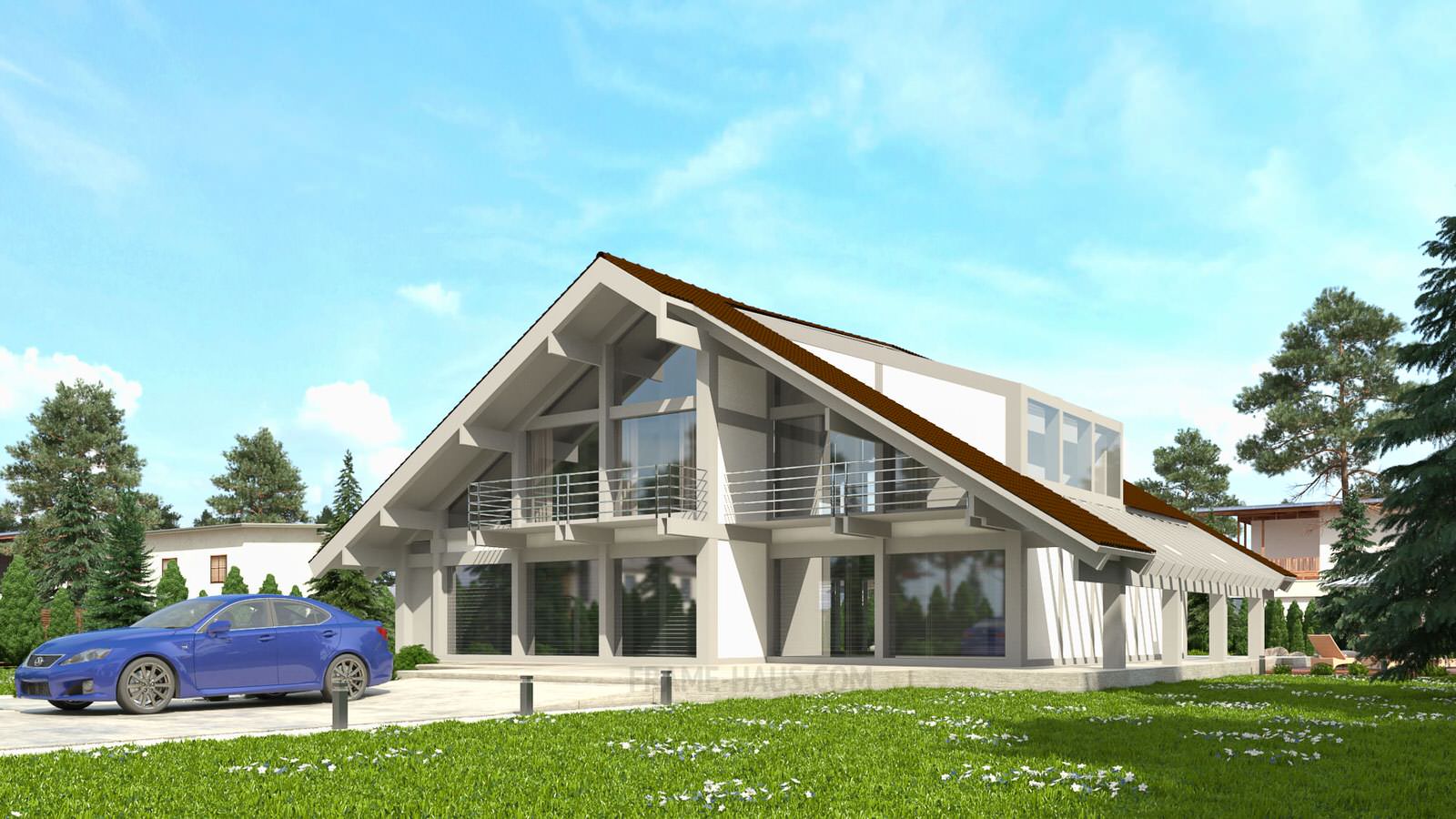 Фахверковый дом 350 м2