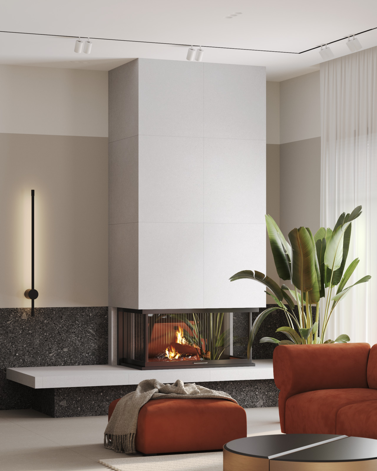 Гостиная из проекта в г.Петропавловск-Камчатский