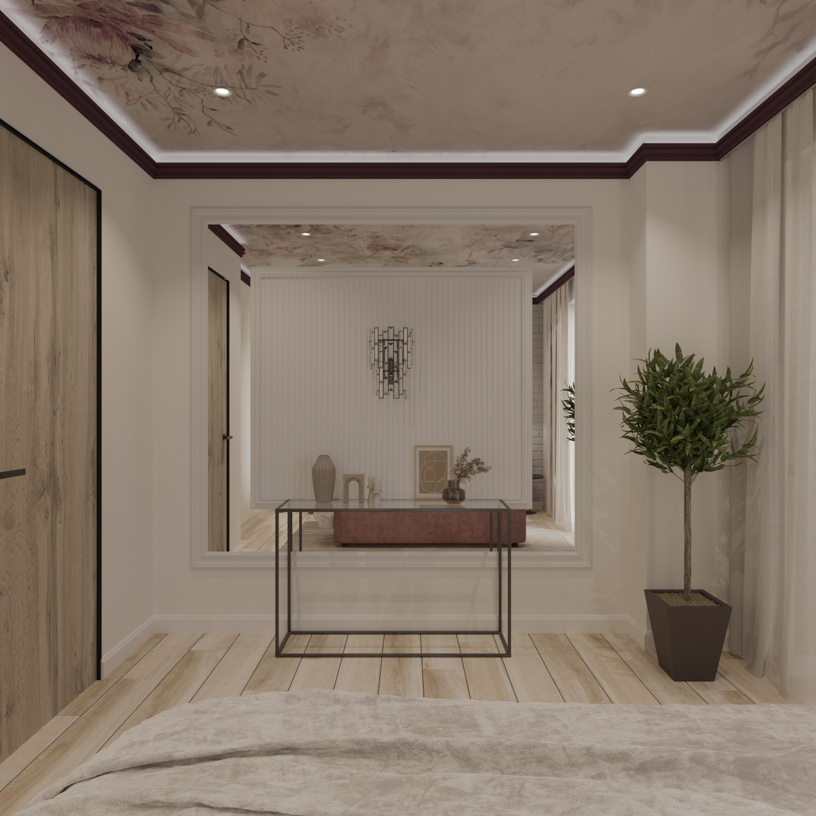 Загородный дом с ярким интерьером