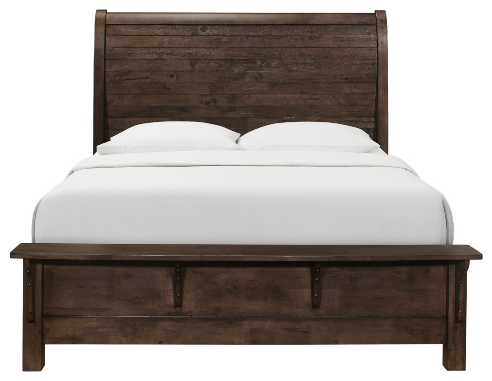 Duarte Bed Transitional Panel Beds By Lorino Home