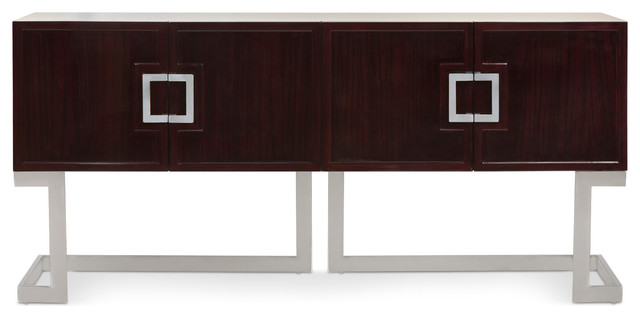 Emmett Hollywood Regency White Lacquer Gold Media Console Cabinet Emmett Hollywood Regency Rosewood Steel Media Console Cabinet