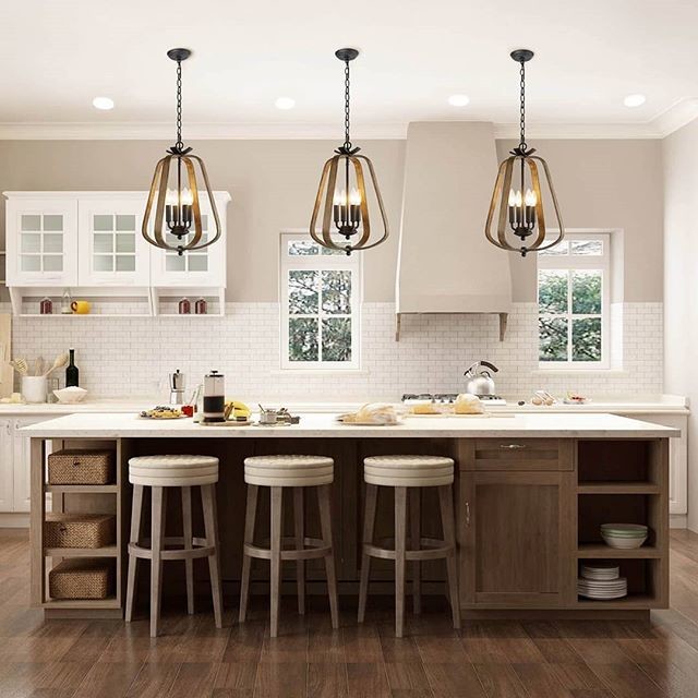 Inspiration for a country kitchen in Atlanta.