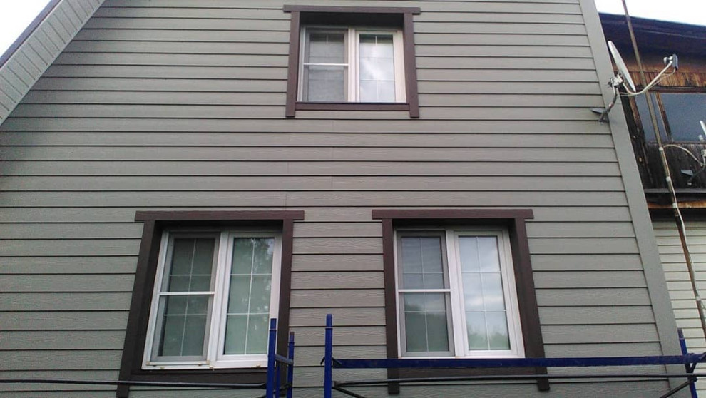 Московская область, г.Лобня. Фиброцементный сайдинг Cedral