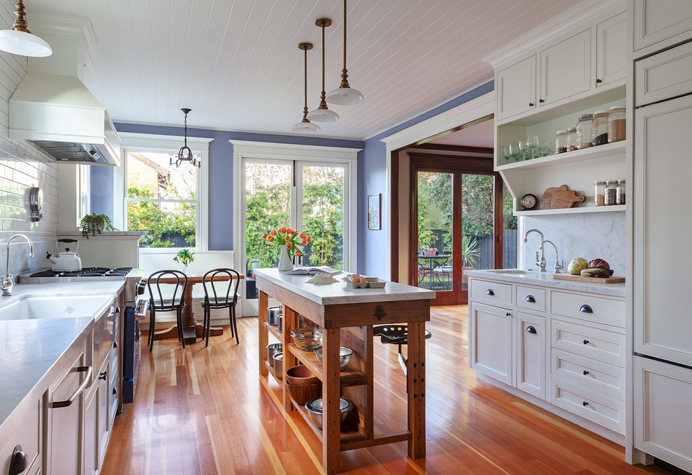 Traditional kitchen in San Francisco.