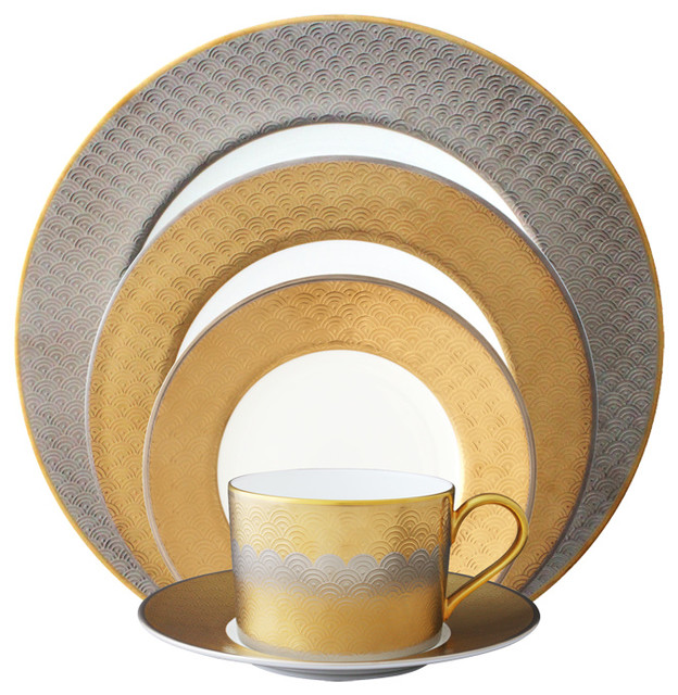 Fortune 5Piece Place Setting Contemporary Dinnerware Sets by