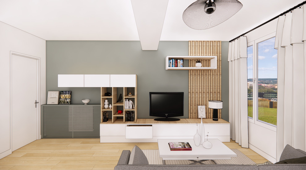 Création meuble TV sur mesure