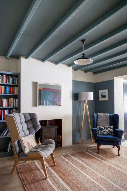 St Cadoc Road modern-vardagsrum