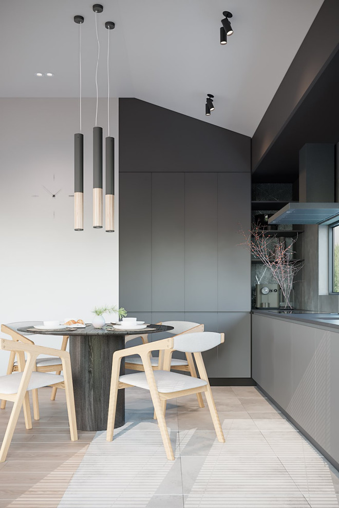 Дизайн интерьера дома 71 м² минимализм Ольховка Кантри Клаб