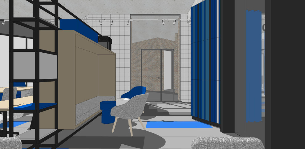 коворкинг в синем