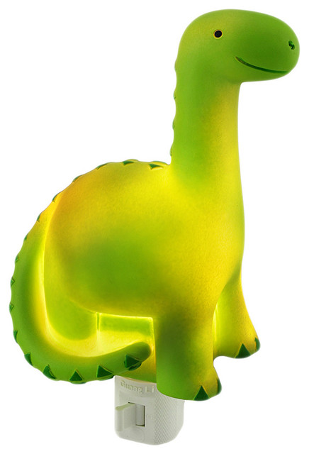 dinosaur with bulb on head