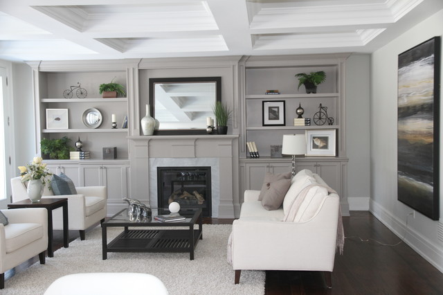 Custom Millwork traditional-living-room
