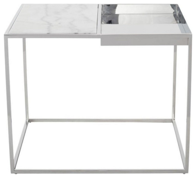 Tavares White Side Table Contemporary Side Tables And End Tables
