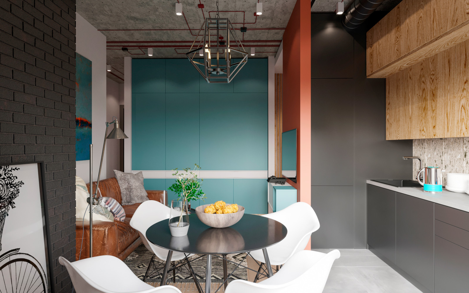 Проект в стиле лофт