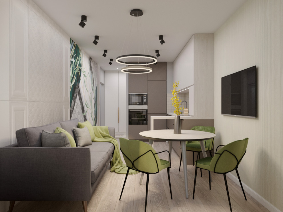 Дизайн кухни в квартире 70м2, г. Нефтеюганск