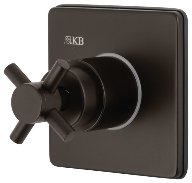 KS3045DX SingleHandle ThreeWay Diverter Valve,Trim Kit, Oil Rubbed