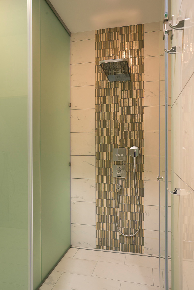 Баня в доме из клееного бруса