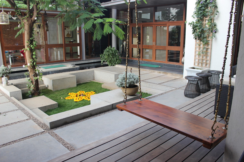 Photo of an Indian garden in Bengaluru.