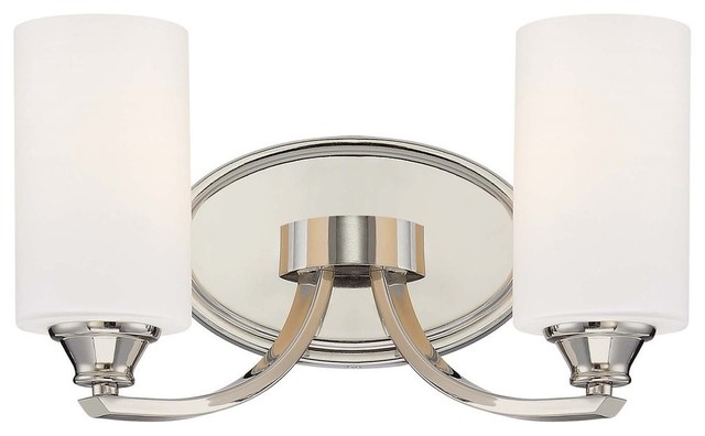 Minka Lavery Tilbury 2 Light Bath Polished Nickel