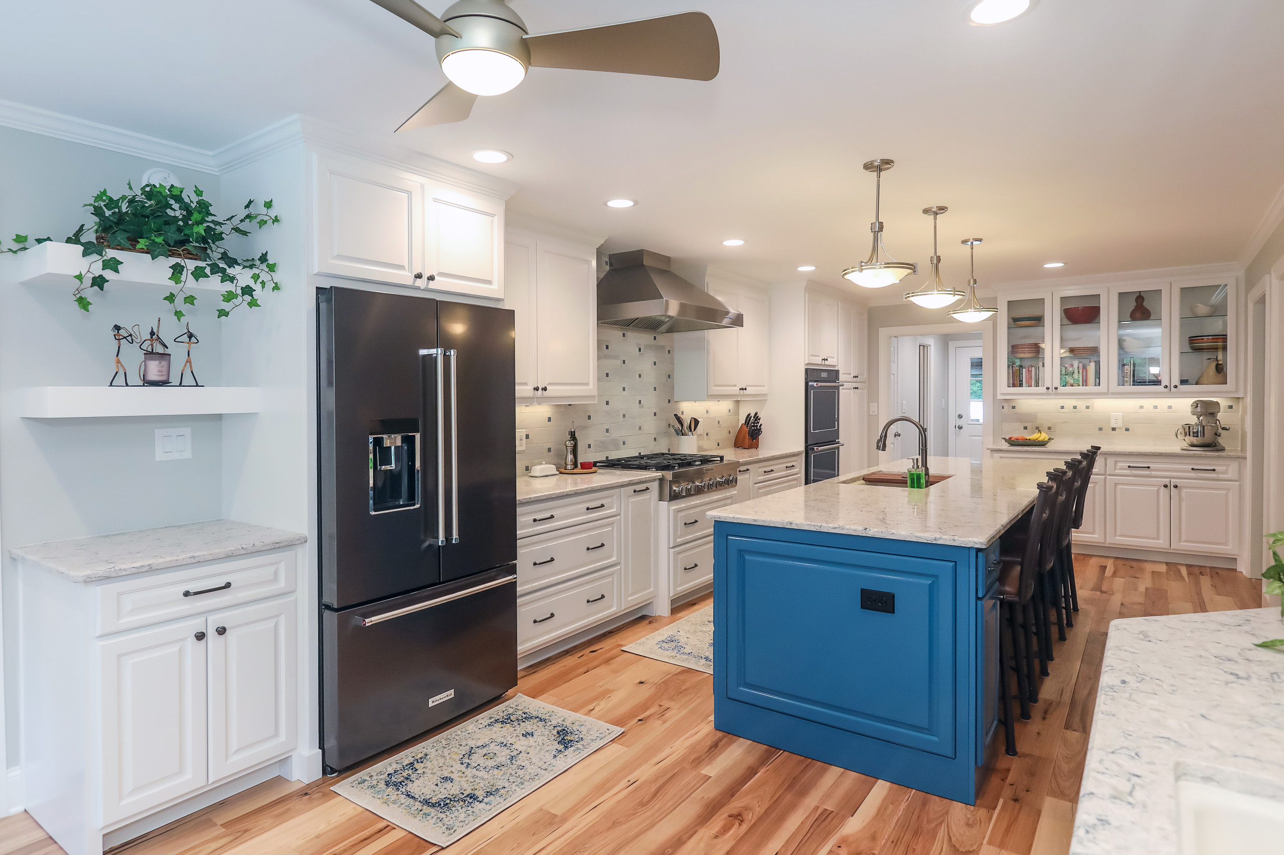 Custom Kitchen, Laundry, and Powder Room Remodel