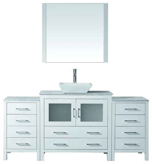 Dior 66 Single Bathroom Vanity Cabinet Set Contemporary
