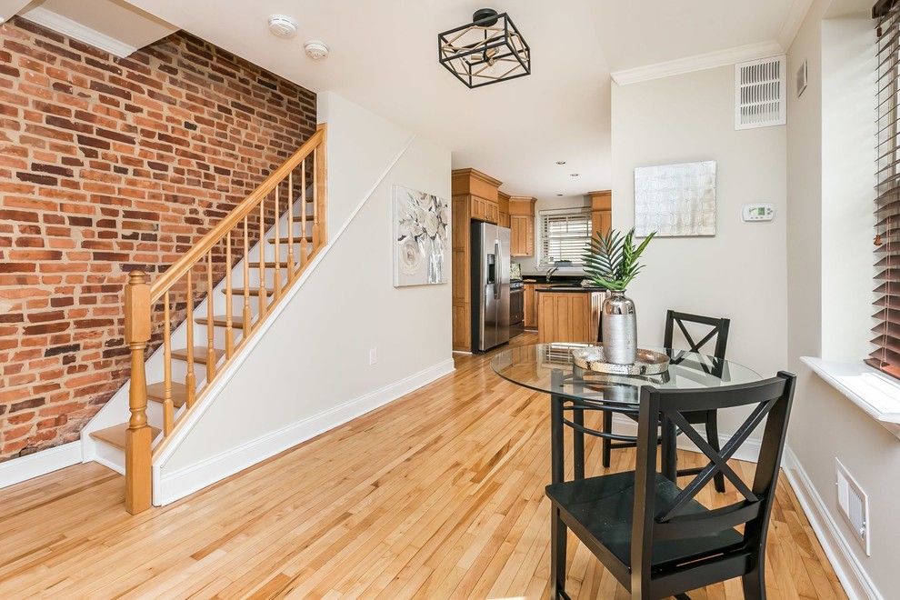 Transitional home design photo in Baltimore