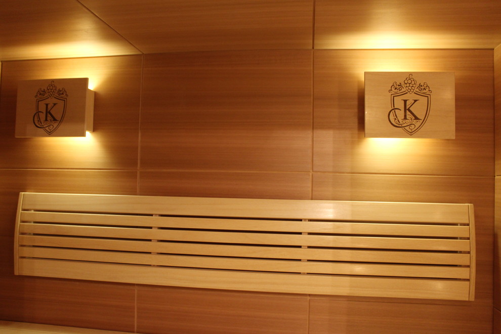 Сауна из панелей Rohol