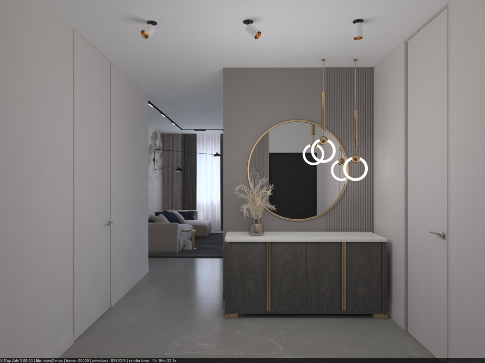 Квартира в стиле минимализм для молодой семьи