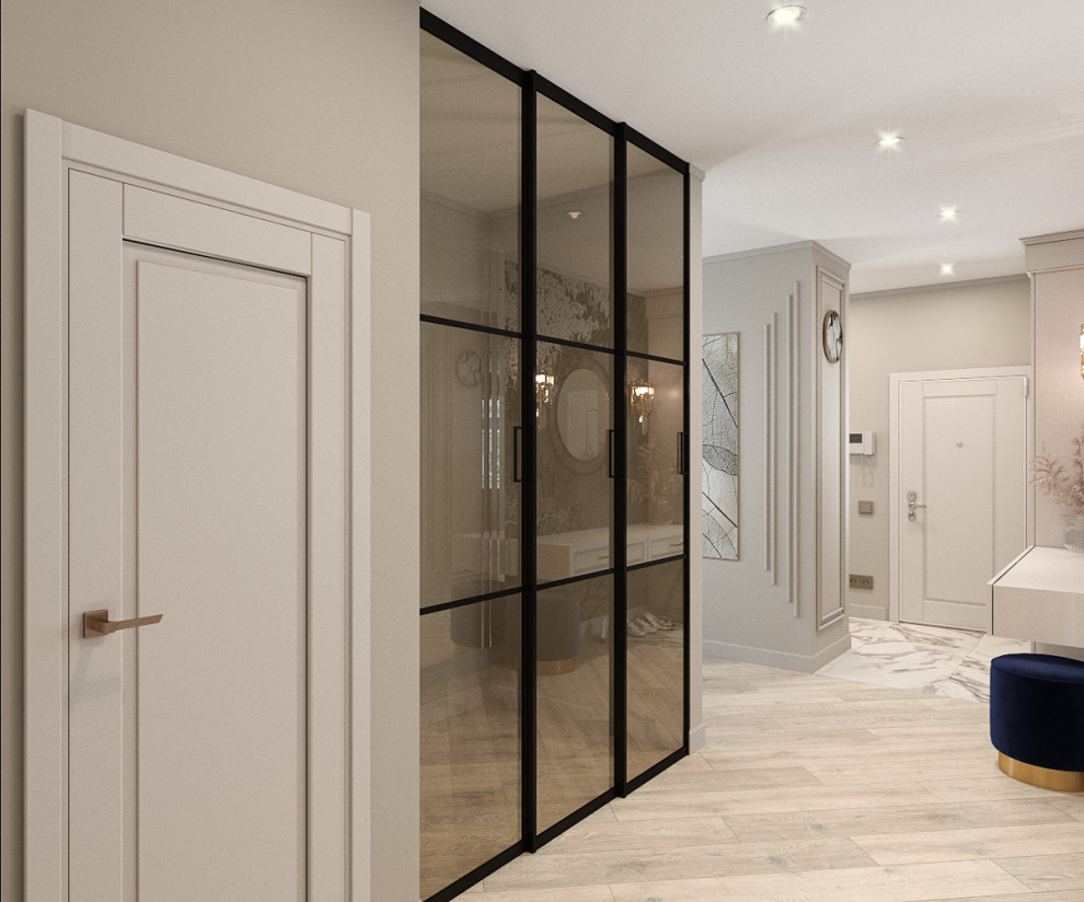 Трехкомнатная квартира в современном классическом стиле