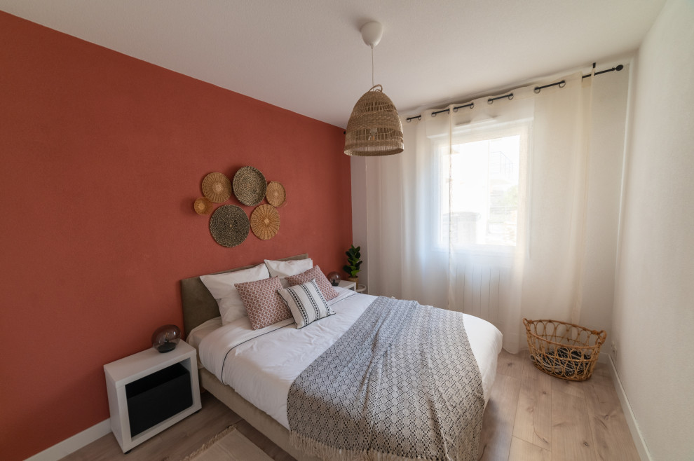 Chambre Mur Terracotta Contemporary Bedroom Toulouse by Bhome décoration Houzz