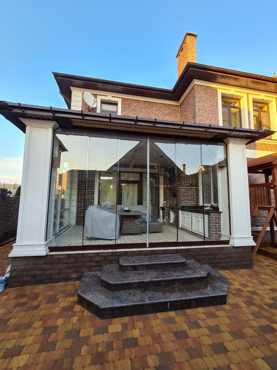 Остекление мангальной