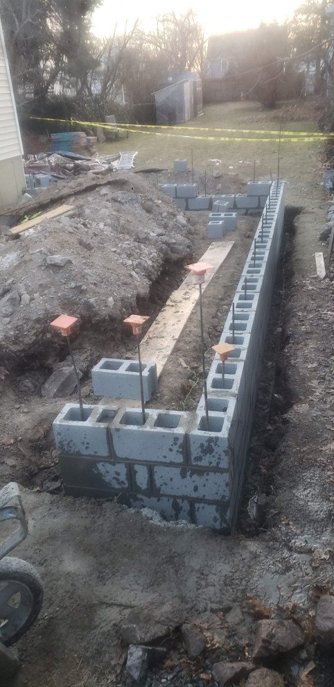 Addition Project Block Foundation
