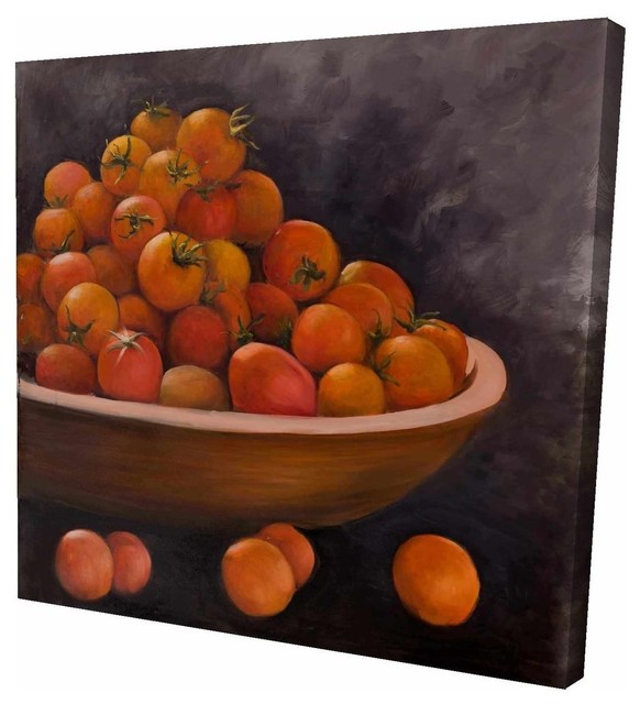 24 x 24 Cherry Tomatoes in Bowl Poster Print by Atelier B Art Studio