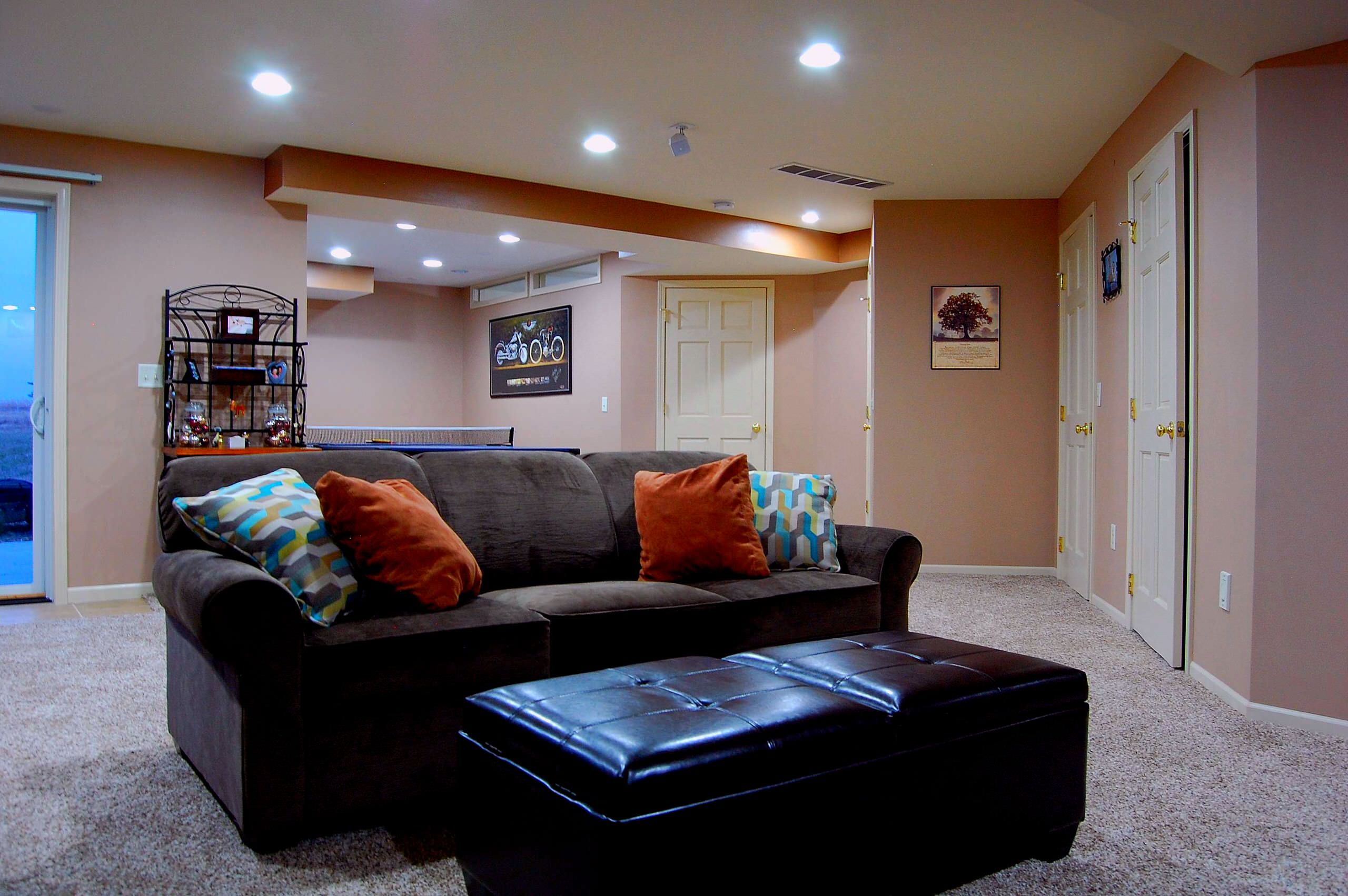 Finished Lower Level in Germantown, WI.
