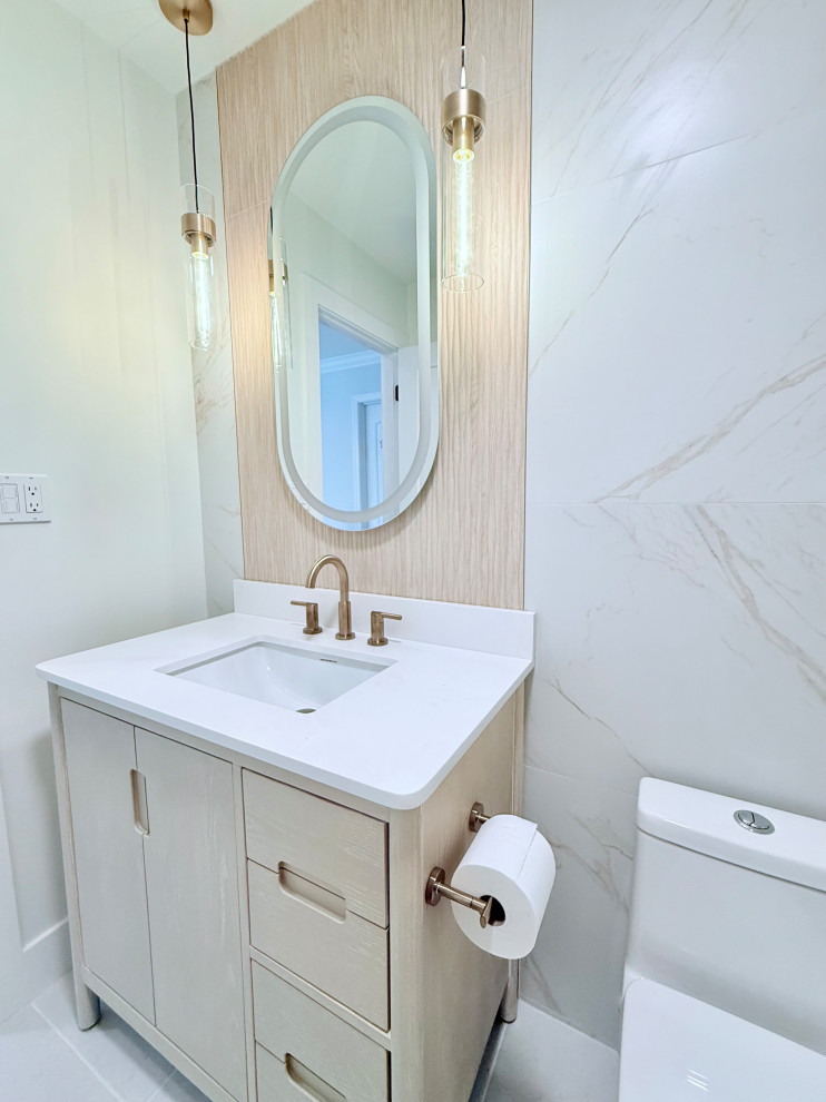 Light + Lasting Hall bath