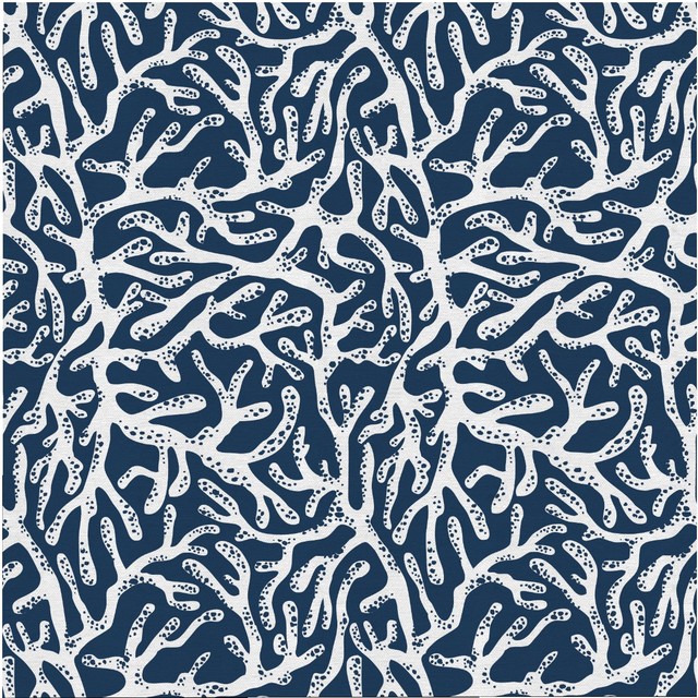 Coral Fabric: Midnight