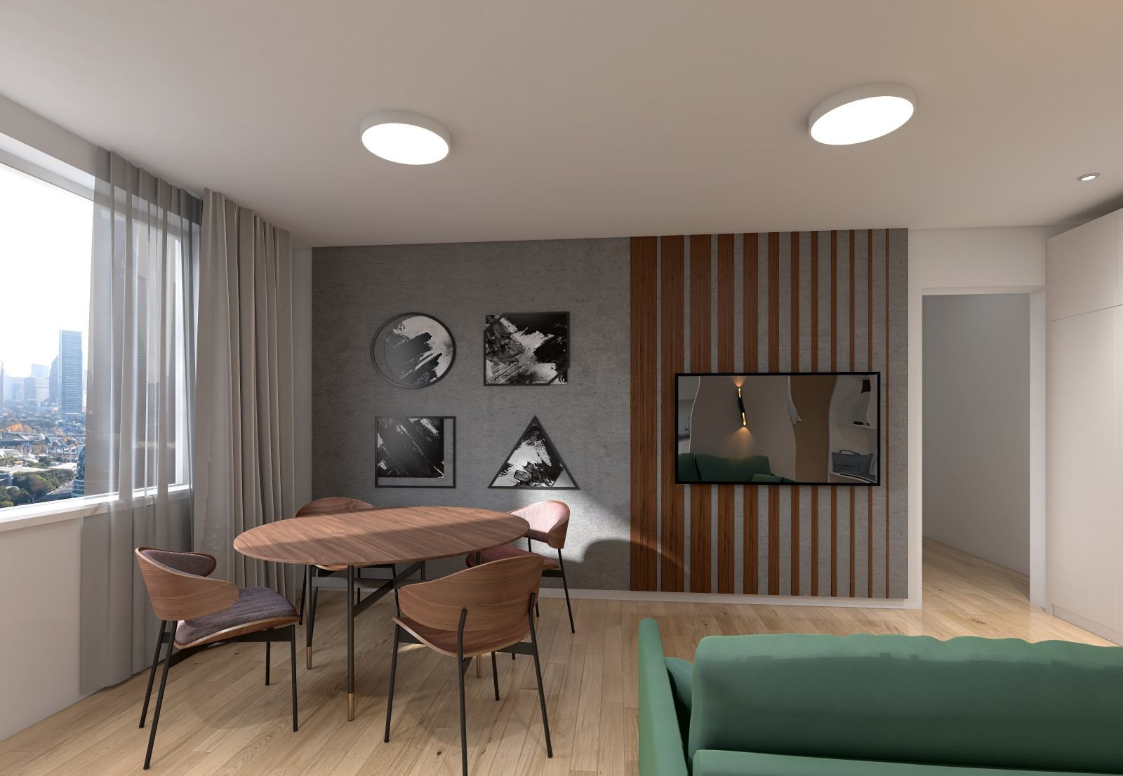 Спальня с гардеробная