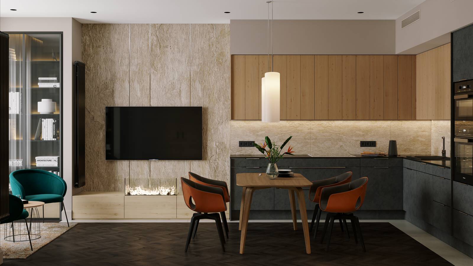 Кухня-гостиная