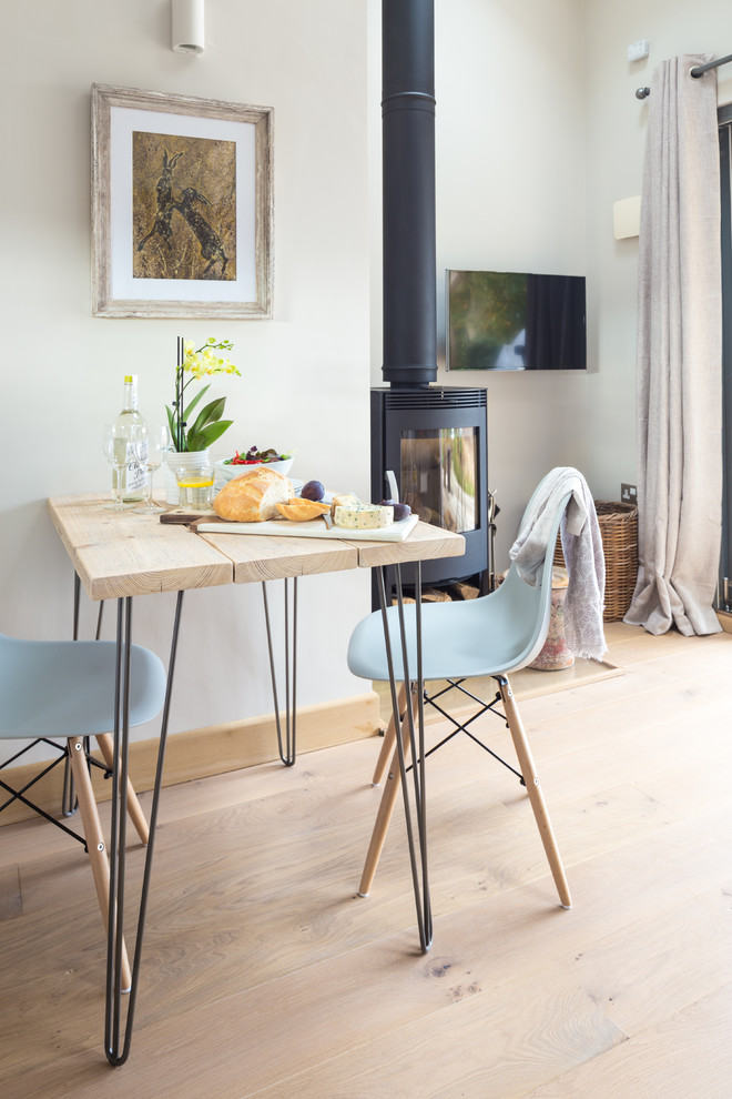Design ideas for a scandinavian dining room in Manchester.