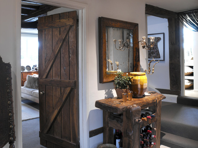 Country Cottage Rustic Hallway Landing London By Louise