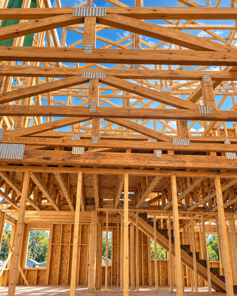 Three-Story Custom Home - Phase 4 of 4: Second-Floor Structural Framing