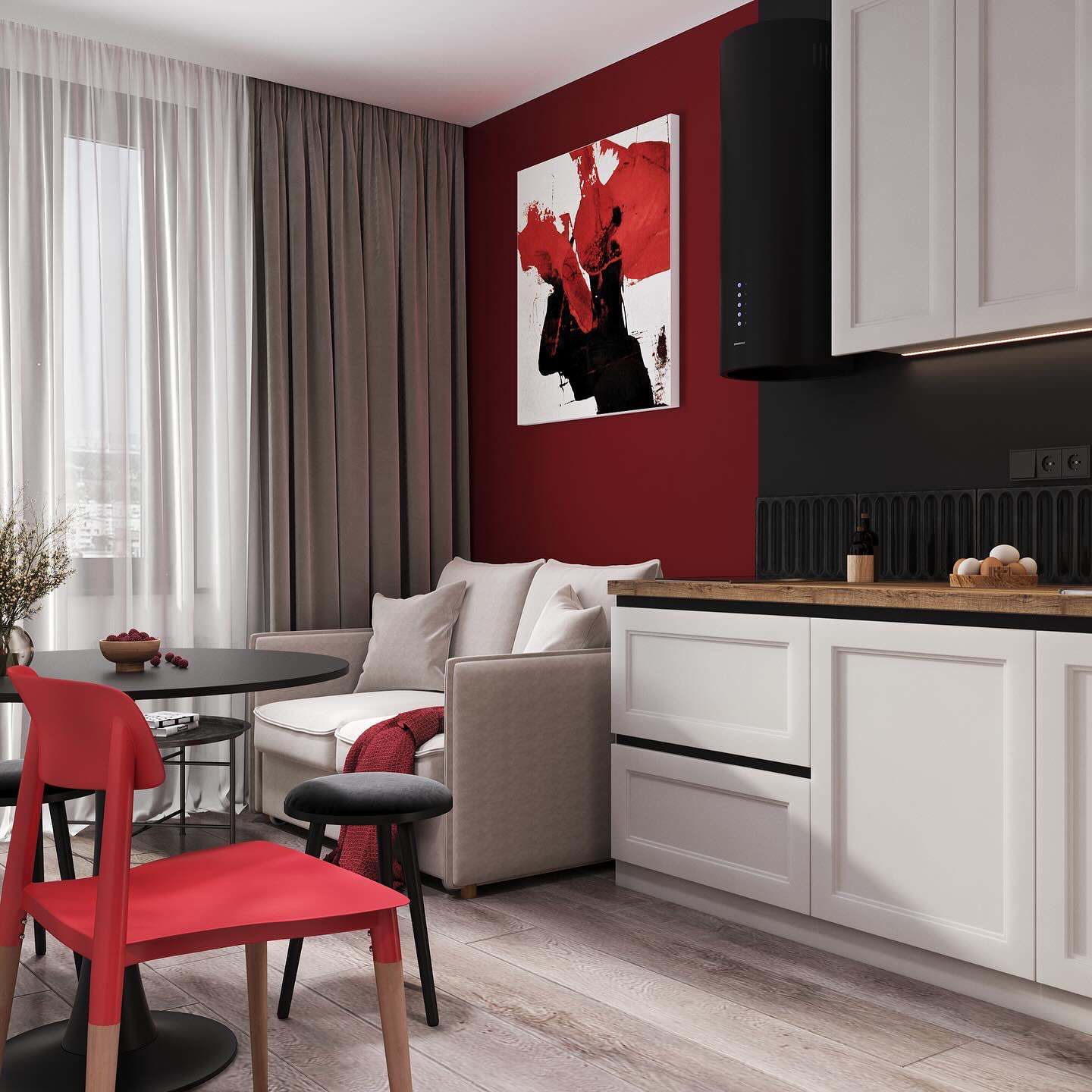 Яркая однушка под сдачу