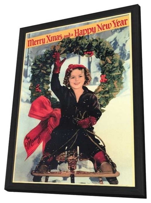 Shirley Temple Christmas Greeting 11 x 17 Movie Poster - Style A - in Deluxe Woo
